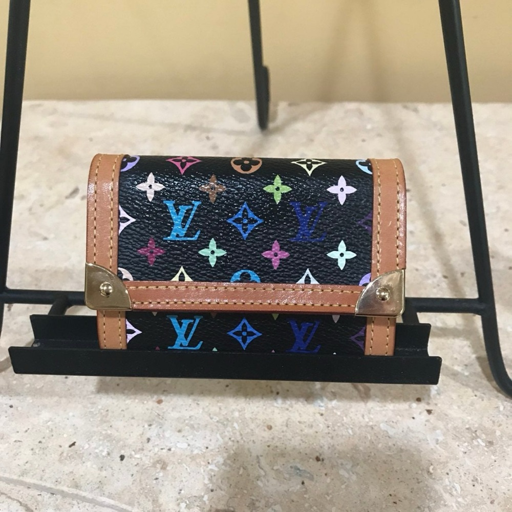Vuitton Multicolor Porte-Monnaie Plat co